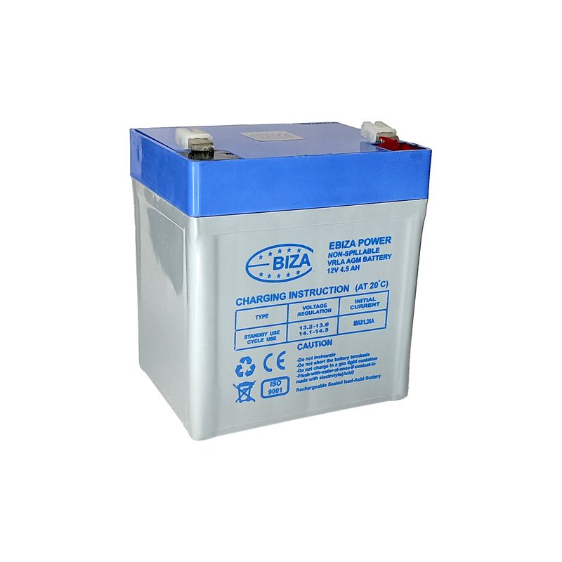 باطری دزدگیر اماکن ابیزا مدل vrla 4.5ah